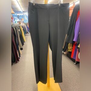 Worthington Black Straight Leg Pants curvy fit short